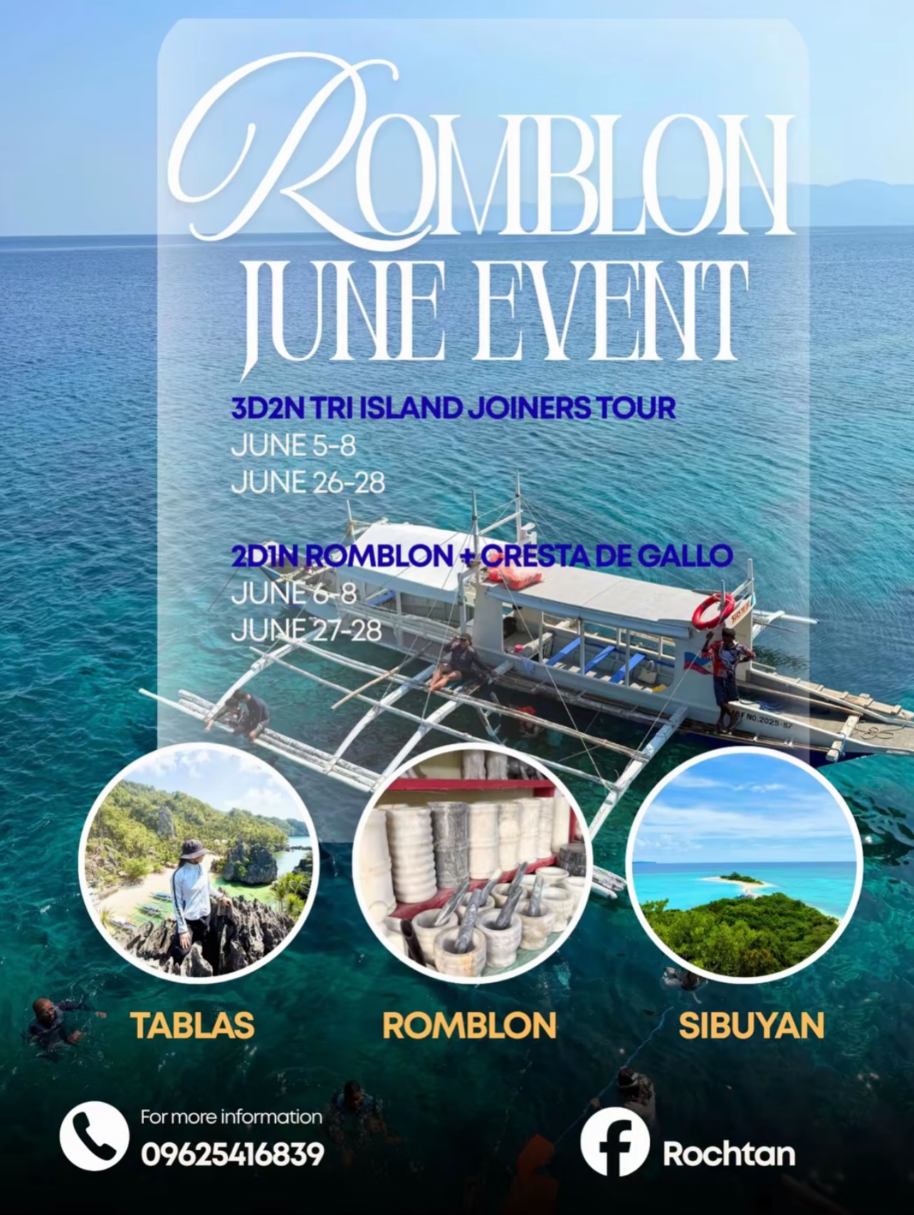 Romblon island marble formations and beach